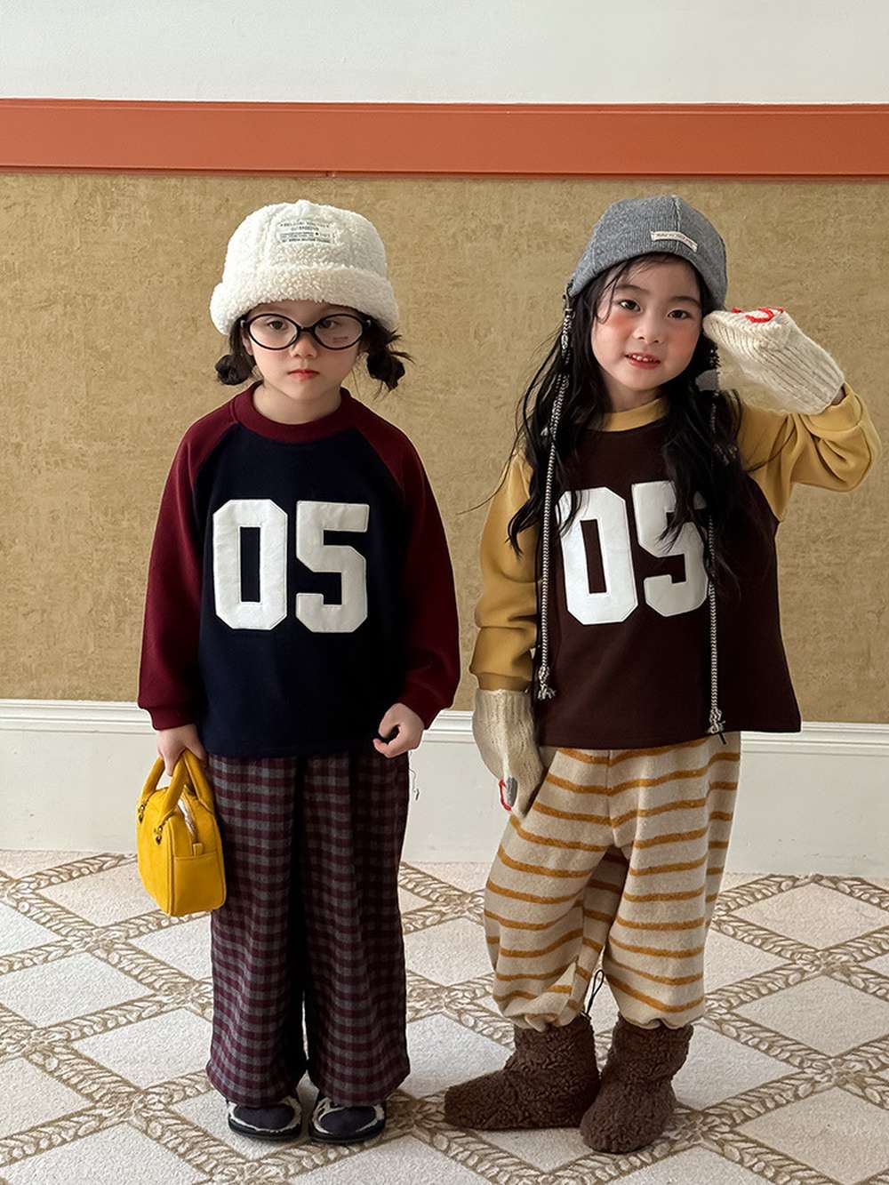 トレーナー・フーディ 長袖スウェット | ナンバーロゴ | 裏起毛ラグランプルオーバー【mh0011473】