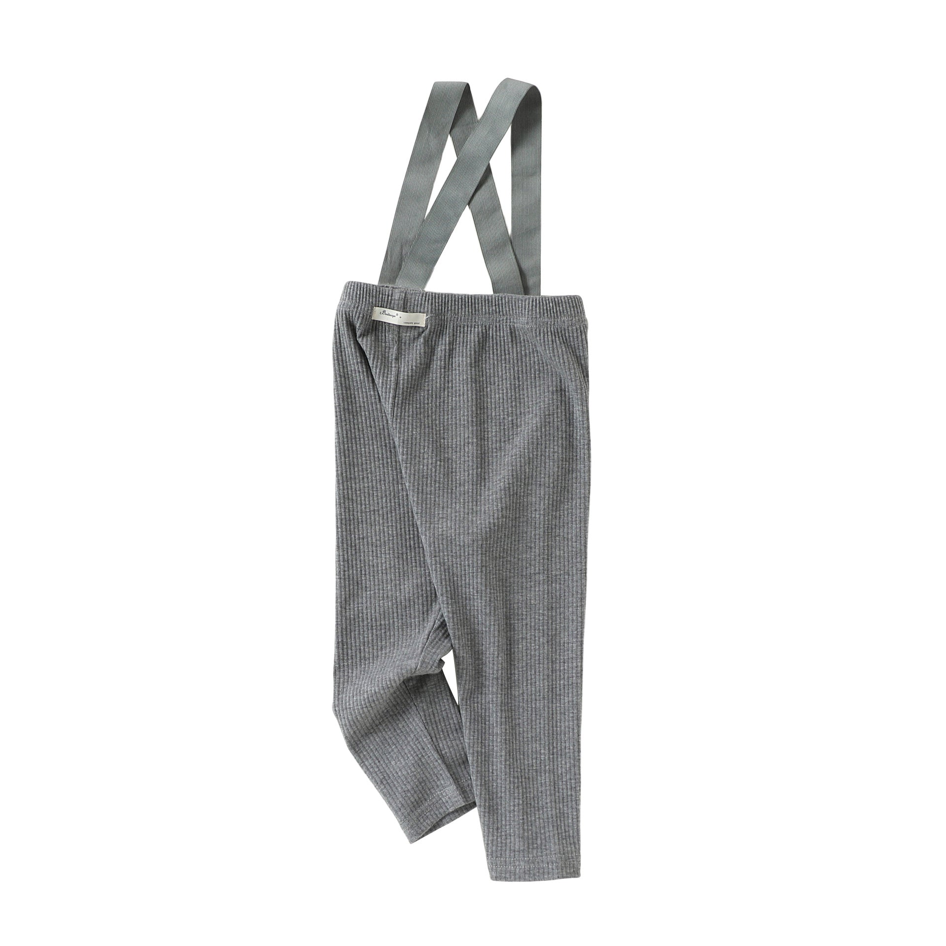 High-Waist Suspender Leggings サスペンダー付 ハイウエスト レギンス【mh0012324】 73CM / flecking gray mamahalo shop