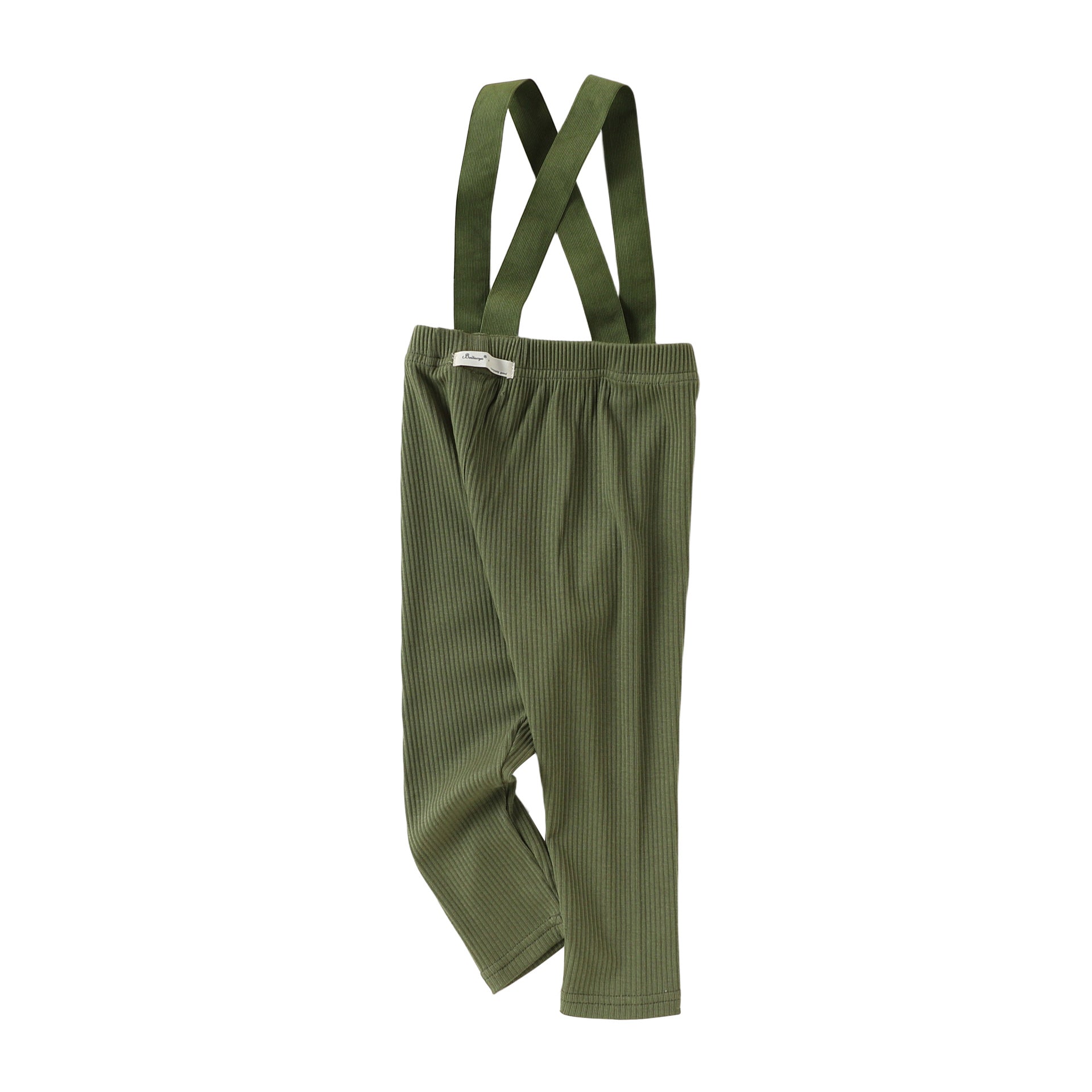 High-Waist Suspender Leggings サスペンダー付 ハイウエスト レギンス【mh0012324】 73CM / green mamahalo shop
