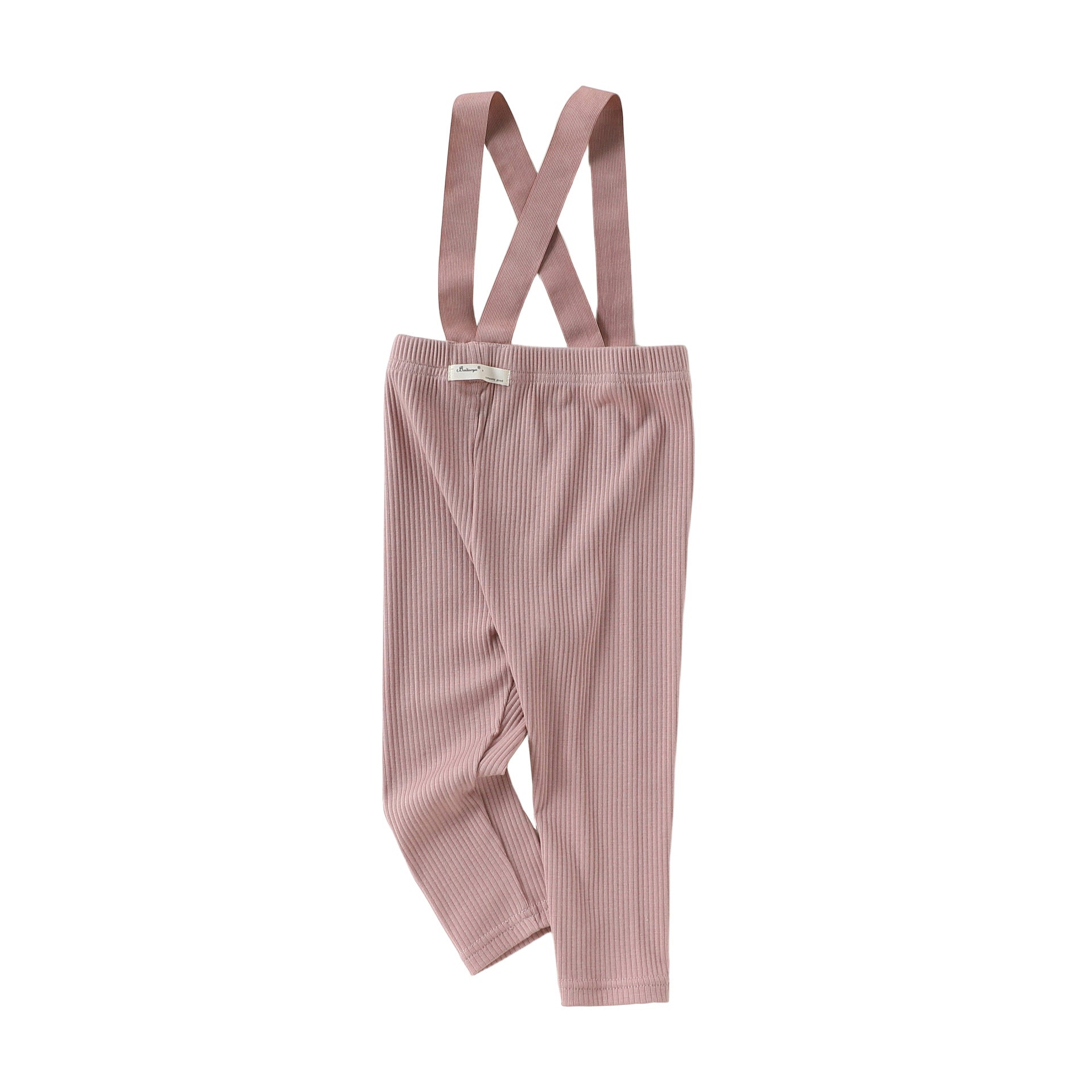 High-Waist Suspender Leggings サスペンダー付 ハイウエスト レギンス【mh0012324】 73CM / pink mamahalo shop