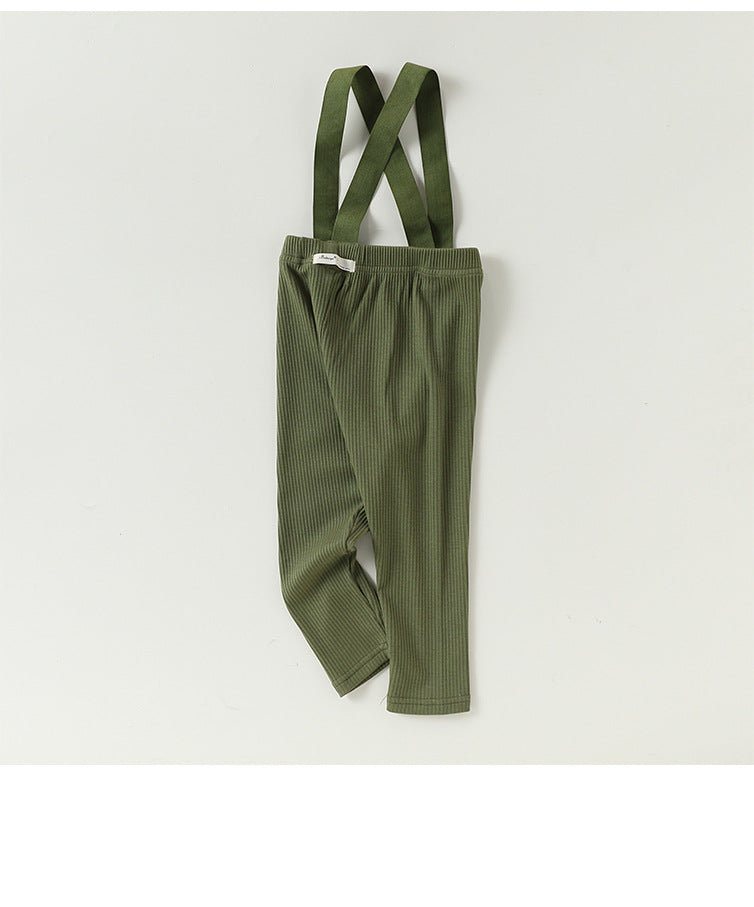 High-Waist Suspender Leggings サスペンダー付 ハイウエスト レギンス【mh0012324】 Beitaoya