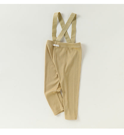 High-Waist Suspender Leggings サスペンダー付 ハイウエスト レギンス【mh0012324】 Beitaoya
