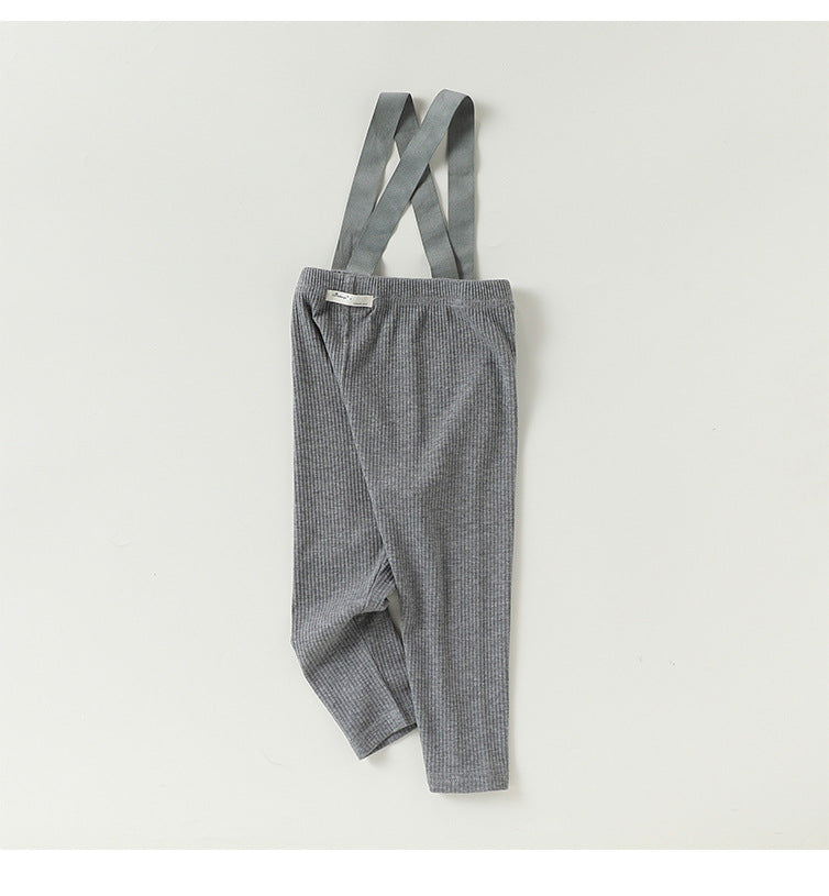 High-Waist Suspender Leggings サスペンダー付 ハイウエスト レギンス【mh0012324】 Beitaoya
