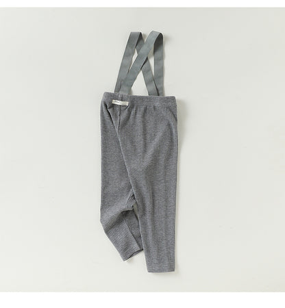 High-Waist Suspender Leggings サスペンダー付 ハイウエスト レギンス【mh0012324】 Beitaoya