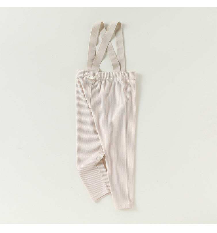 High-Waist Suspender Leggings サスペンダー付 ハイウエスト レギンス【mh0012324】 Beitaoya