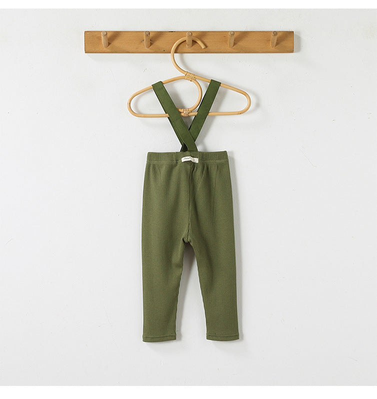 High-Waist Suspender Leggings サスペンダー付 ハイウエスト レギンス【mh0012324】 Beitaoya
