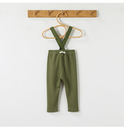 High-Waist Suspender Leggings サスペンダー付 ハイウエスト レギンス【mh0012324】 Beitaoya