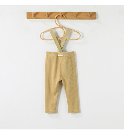 High-Waist Suspender Leggings サスペンダー付 ハイウエスト レギンス【mh0012324】 Beitaoya