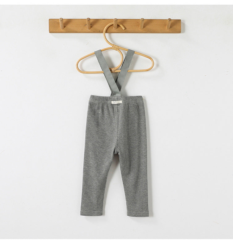 High-Waist Suspender Leggings サスペンダー付 ハイウエスト レギンス【mh0012324】 Beitaoya