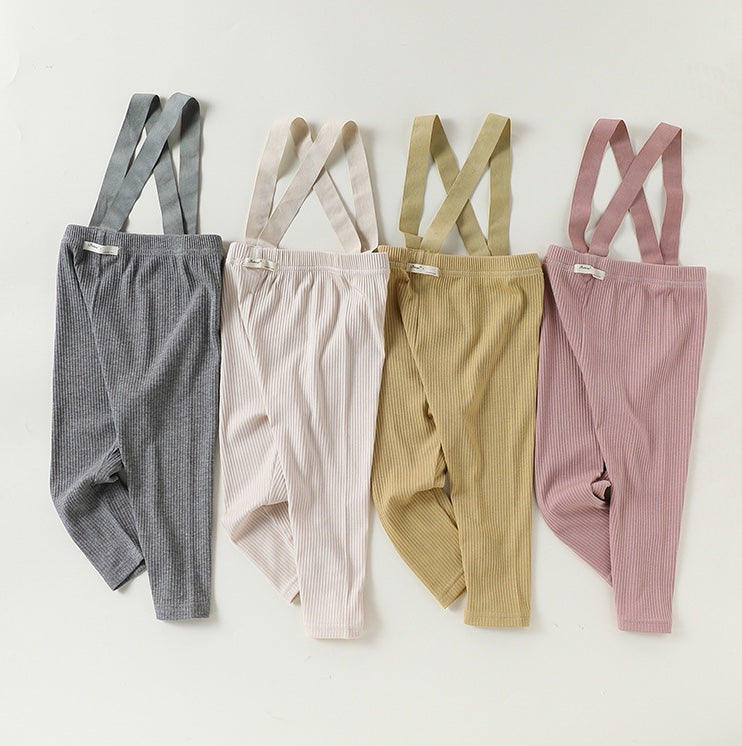 High-Waist Suspender Leggings サスペンダー付 ハイウエスト レギンス【mh0012324】 Beitaoya