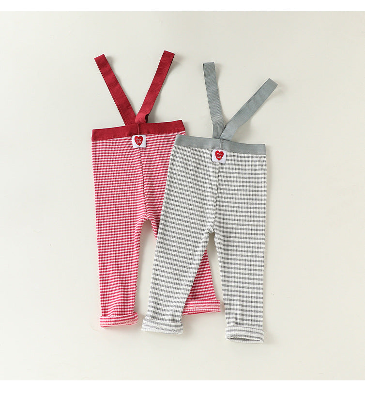 High Waist Suspender Leggings ハイウエスト サスペンダーレギンス【mh0012336】 Beitaoya