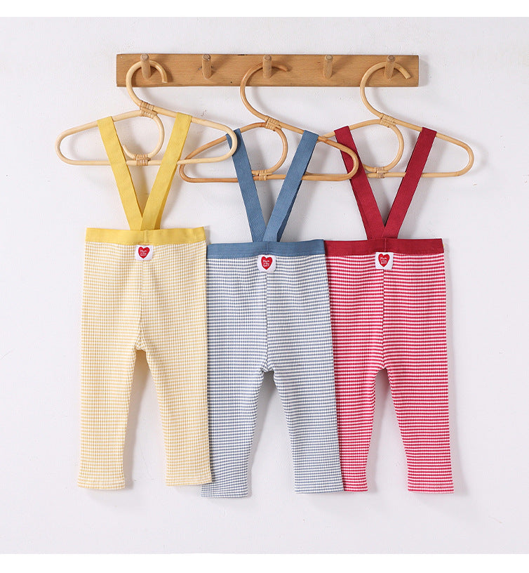High Waist Suspender Leggings ハイウエスト サスペンダーレギンス【mh0012336】 Beitaoya