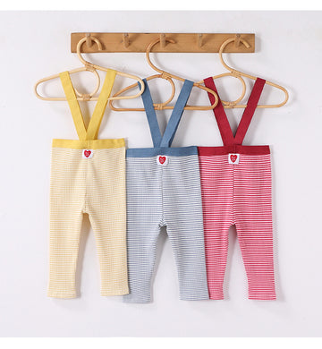 High Waist Suspender Leggings ハイウエスト サスペンダーレギンス【mh0012336】 Beitaoya