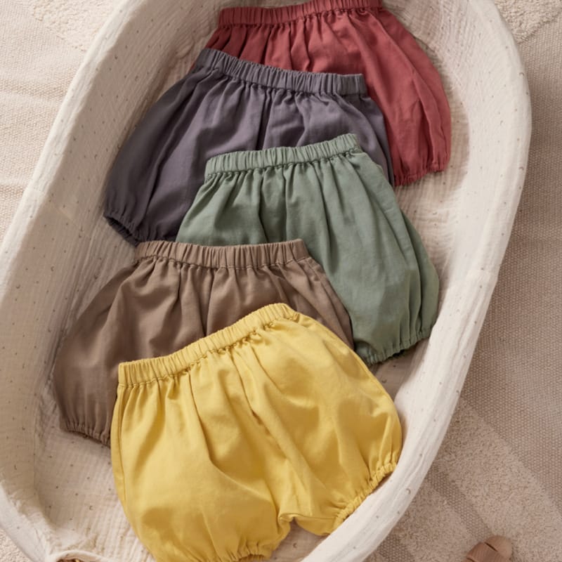 High Waisted Bloomer Cotton Shorts バルーン ショートパンツ【mh0013608】 Beitaoya ハーフパンツ・ショートパンツ