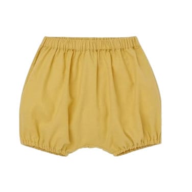 High Waisted Bloomer Cotton Shorts バルーン ショートパンツ【mh0013608】 Mustard Yellow / 73cm Beitaoya ハーフパンツ・ショートパンツ