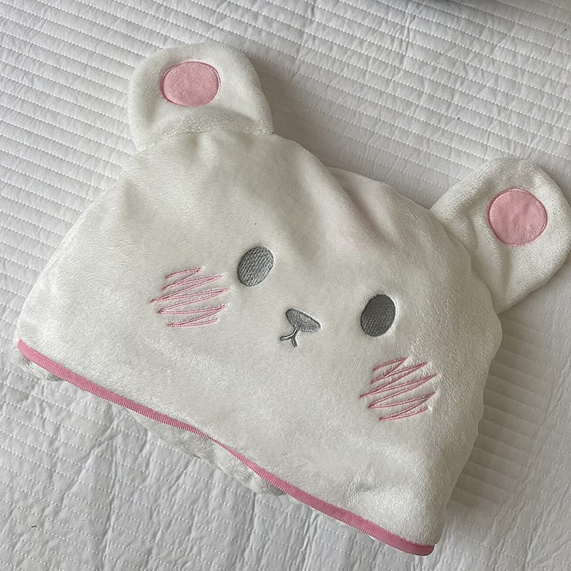 Hooded Cartoon Bath Towel アニマル フード付きバスタオル プールタオル【mh0013336】 White / 60cm x 120cm mamahalo accessories ベビーブランケット・タオル