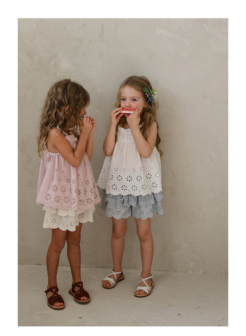 Lace Embroidered Cami 刺繍 チュニックキャミソール【mh0012980】