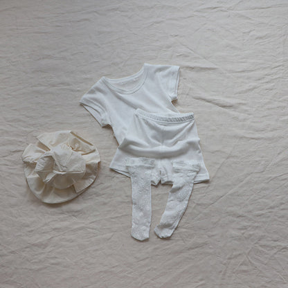 Mesh Cotton Short Set 半袖 パジャマ セット【mh0012607】