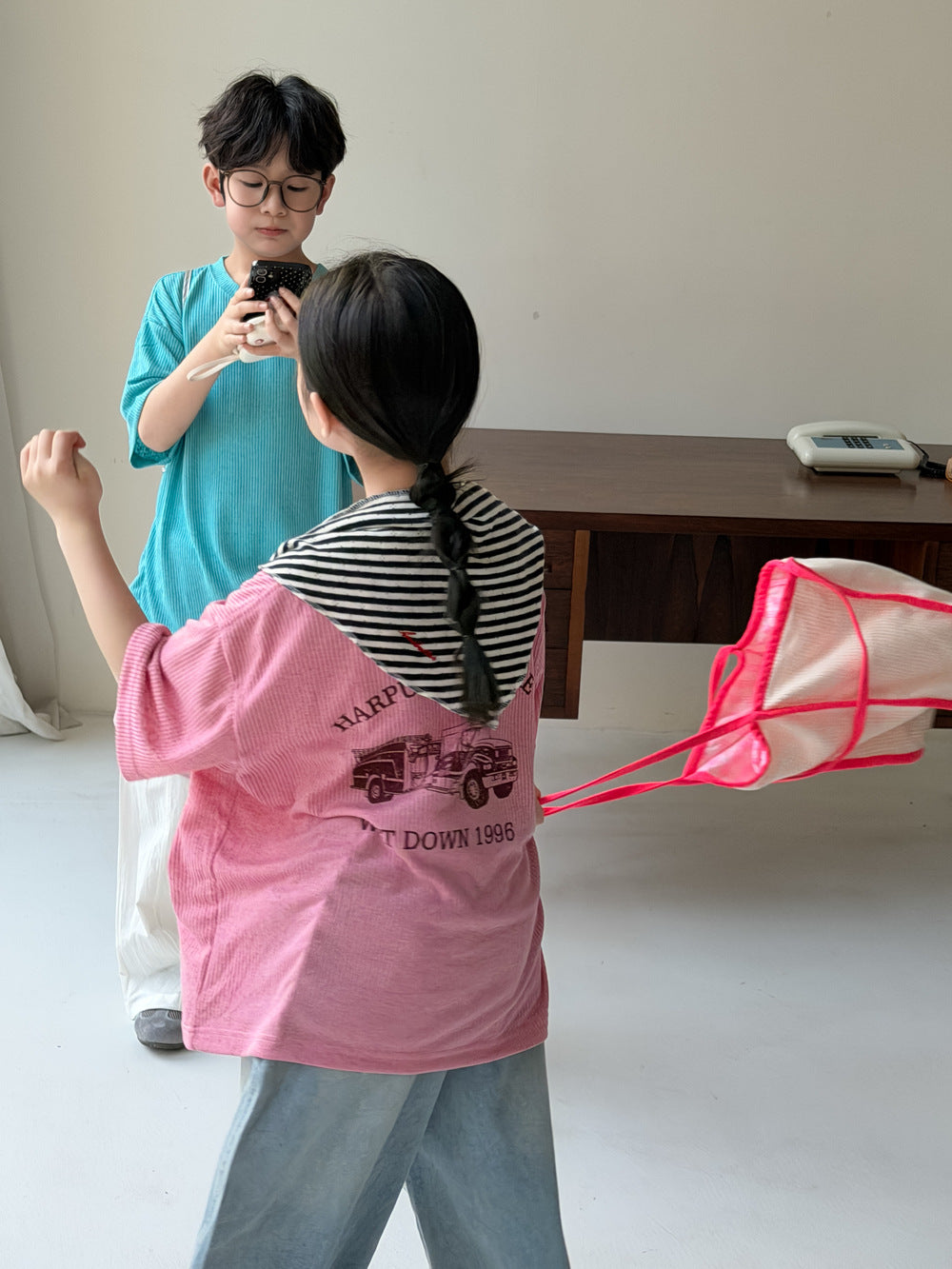 Cotton Print Short Sleeve T-shirt コットン プリント 半袖Tシャツ【mh0012521】