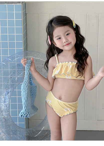 UPF50 Plus Cherry Heart Printed Bikini チェリー ハート 水着【mh0012596】
