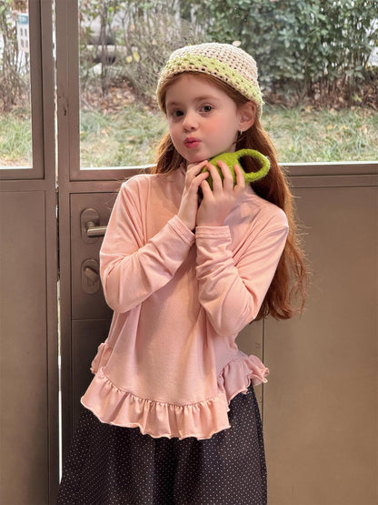 Solid Fungus Edge Soft Top メロウフリル リブトップス【mh0012225】