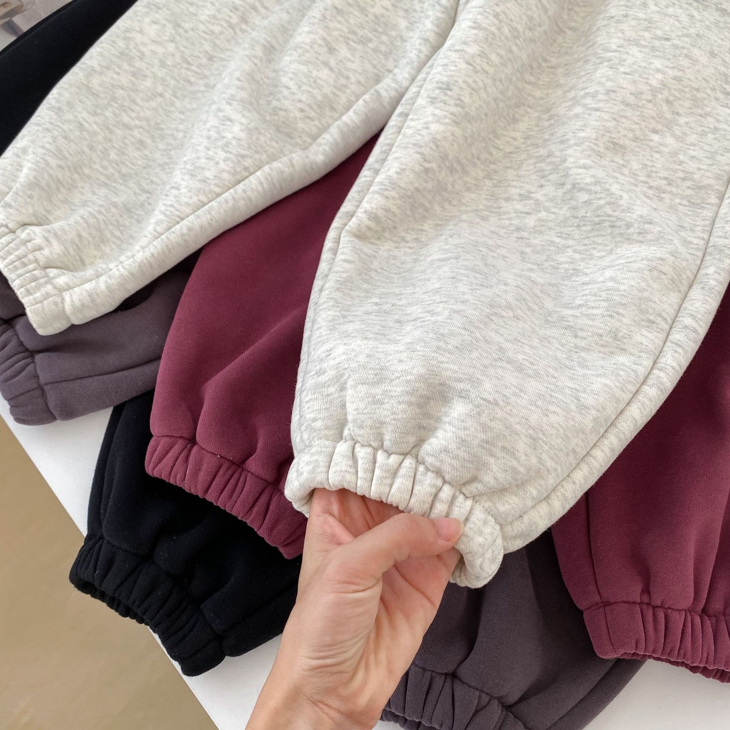 裏起毛スウェットパンツ 厚手 ゆったり ジョガーパンツ【mh0011652】
