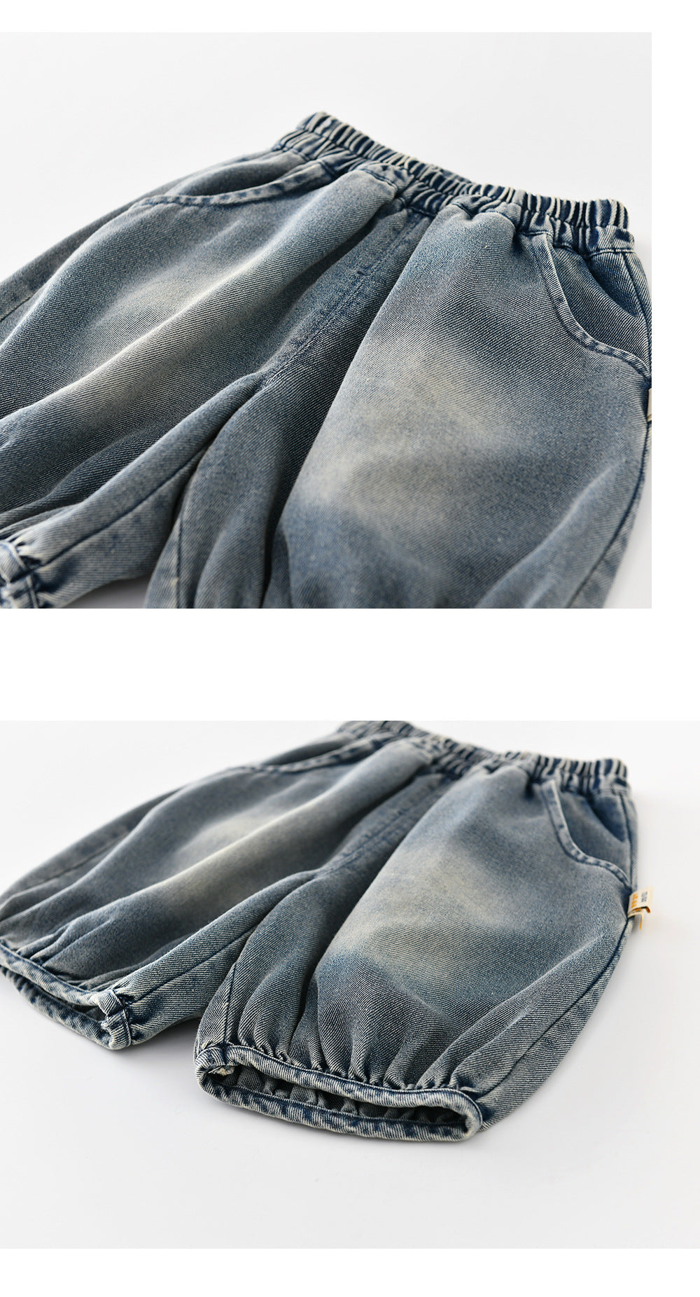Vintage Balloon Denim ウォッシュ バルーンショートパンツ【mh0012849】
