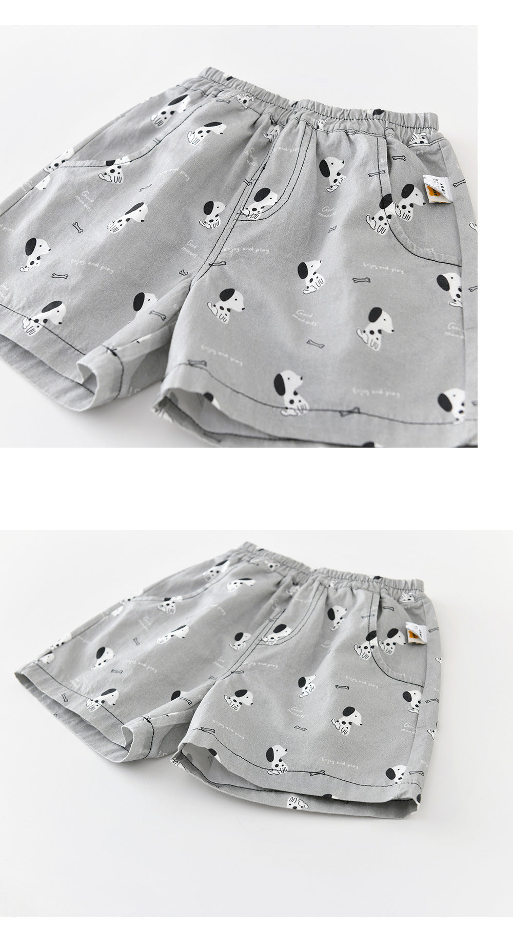 Playful Puppy Co-ord 半袖Tシャツ ショートパンツ セットアップ【mh0012861】
