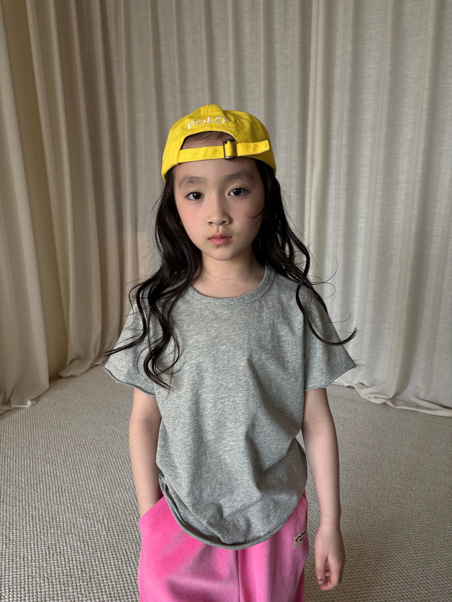 yummy&rocky | Cotton Raw Edge T-shirt コットン 半袖Tシャツ【mh0020174】