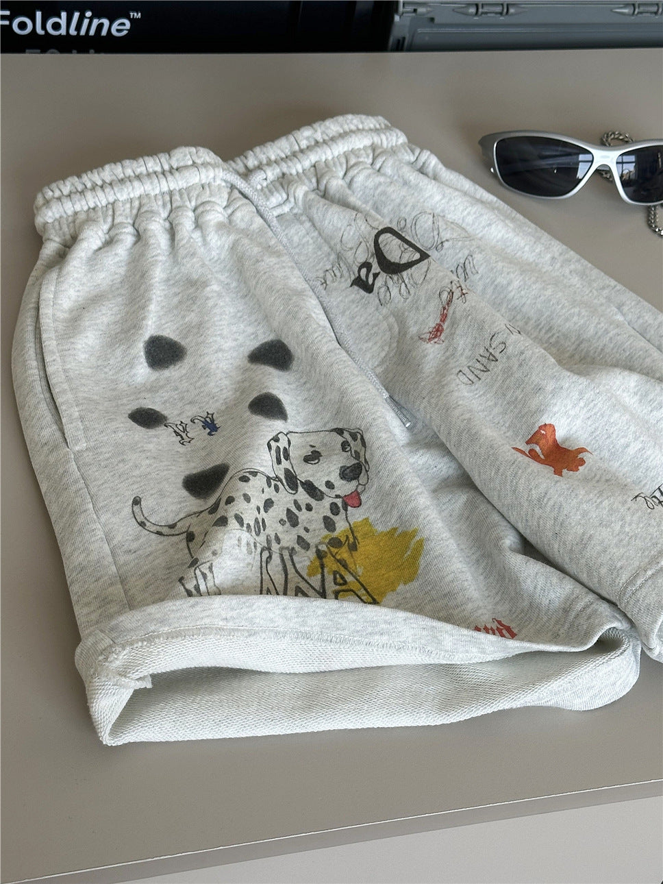 Graphic Sweatshorts アニマルプリント ショートパンツ【mh0012967】