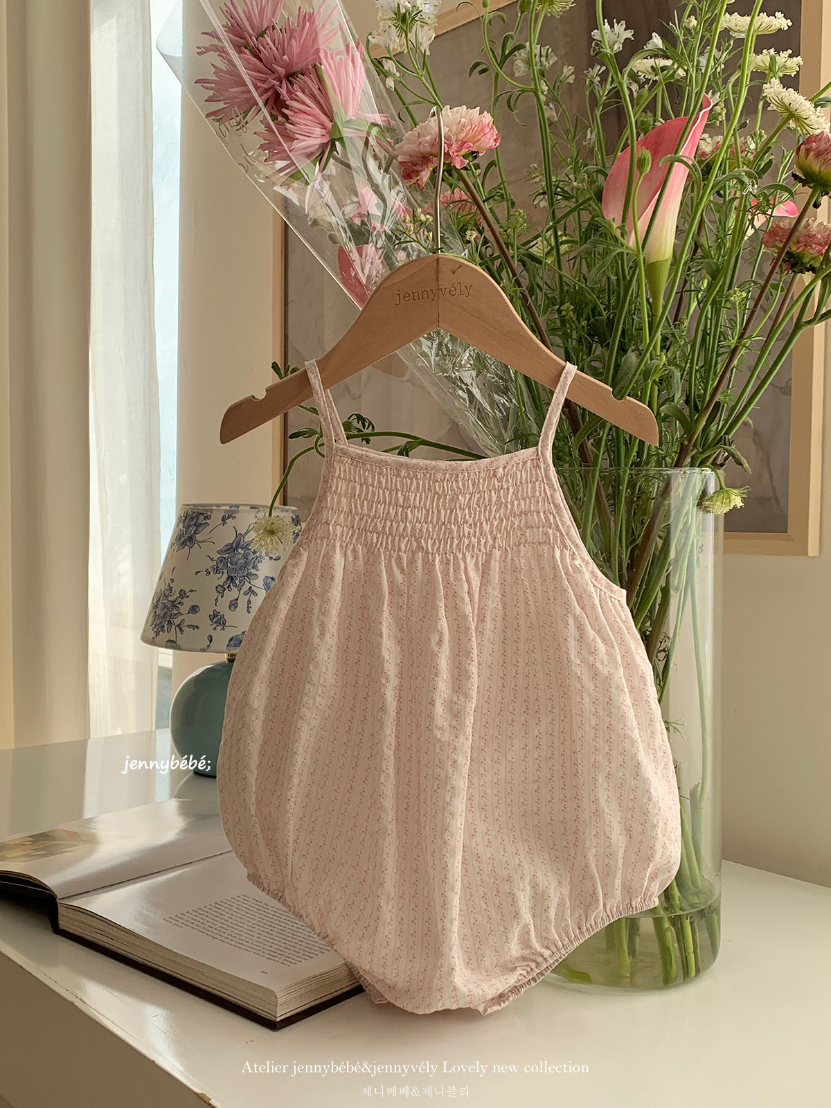 Floral Cotton Camisole Romper 花柄 コットン キャミソール ロンパース【mh0012546】