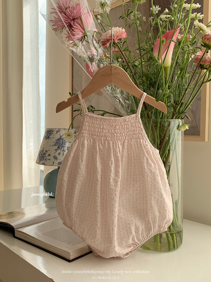 Floral Cotton Camisole Romper 花柄 コットン キャミソール ロンパース【mh0012546】