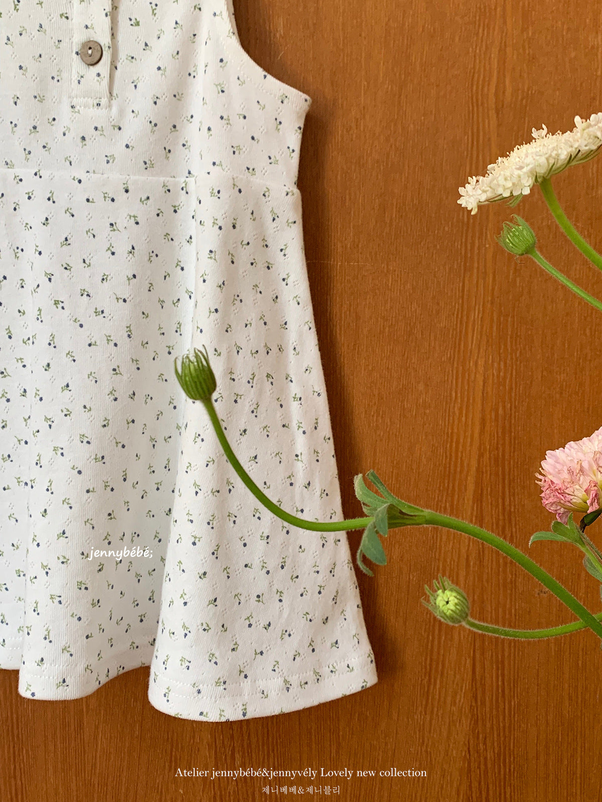 Floral Cotton Camisole Dress 花柄 コットン キャミソール ワンピース【mh0012555】