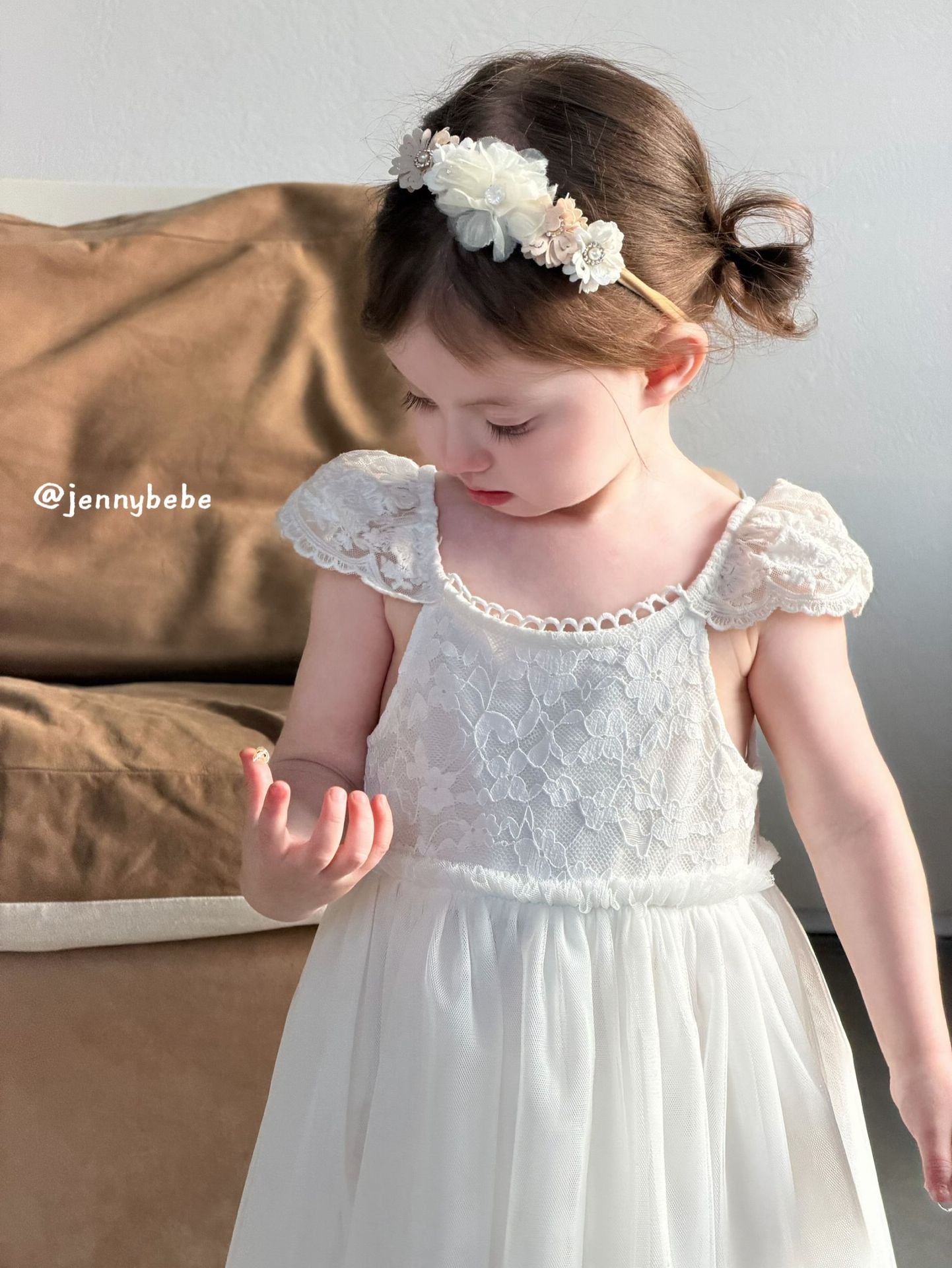 Lace Tulle Princess Dress レース チュール ワンピース【mh0012558】