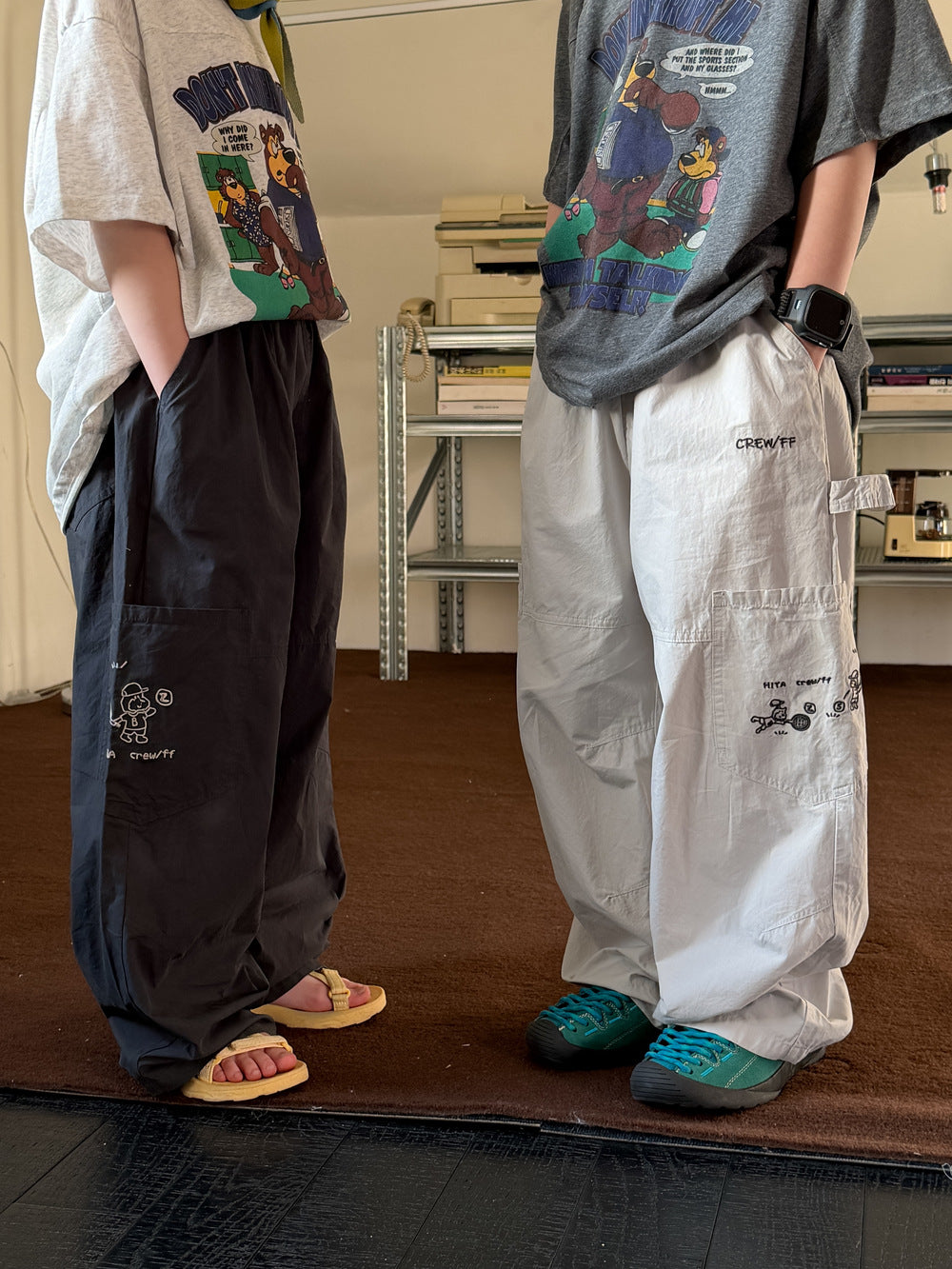 Loose Cargo Trousers カーゴ ワイドパンツ【mh0012524】