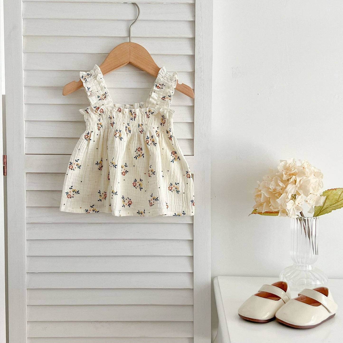 Floral Ruffle Camisole Bloomer フリル キャミソール ブルマ【mh0013159】