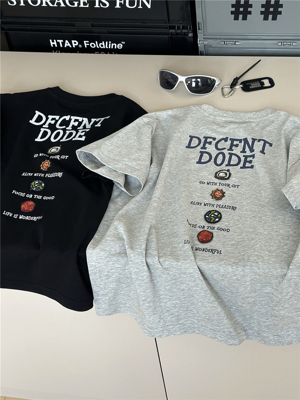 Graphic Alphabet Tee 英字プリント 半袖Tシャツ【mh0012972】