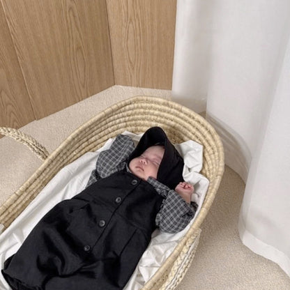 Single Breasted Baby Jumpsuit サロペット ロンパース【mh0012500】