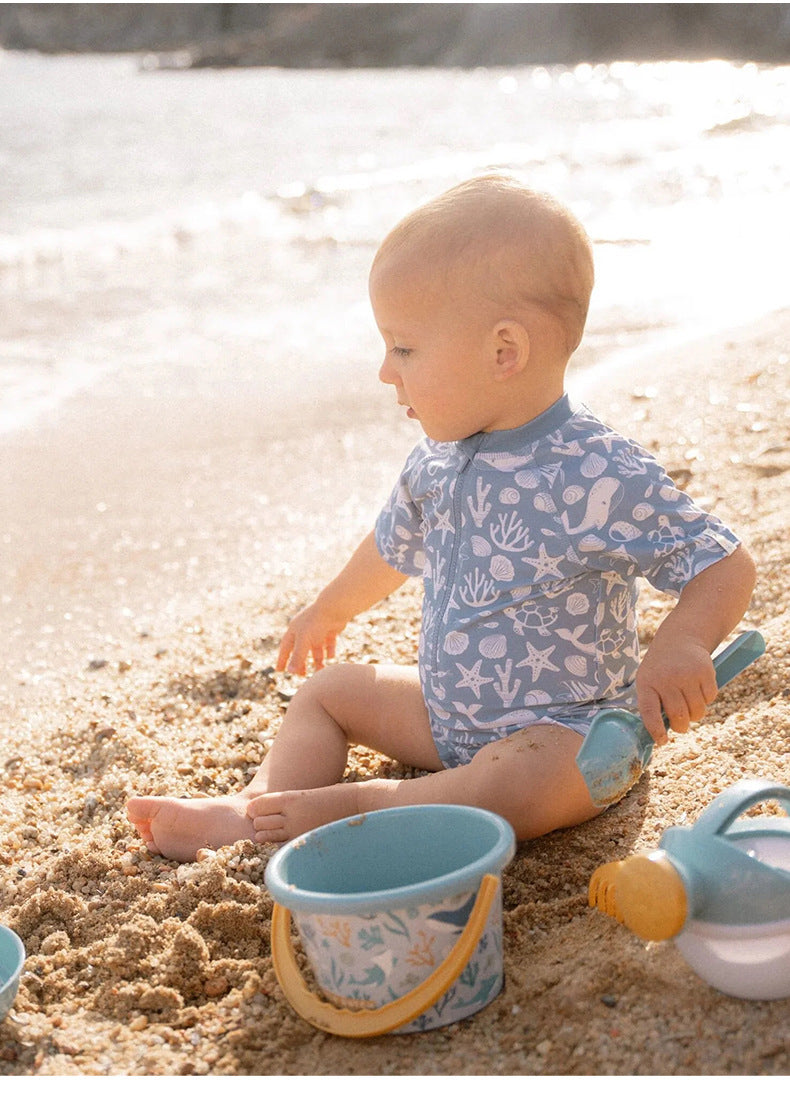 UPF50+ Printed Short Sleeve Swimsuit mh0012589