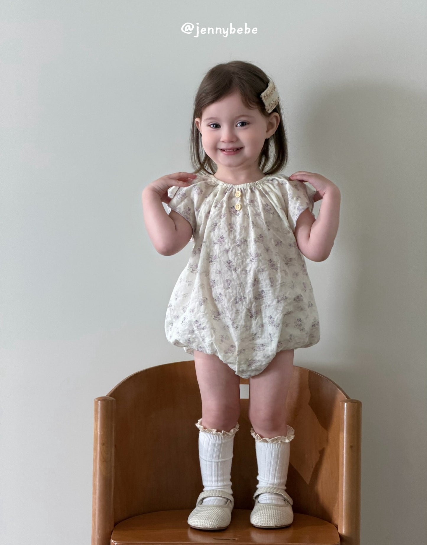 Floral Sleeveless Romper 花柄 ノースリーブ ロンパース【mh0012535】