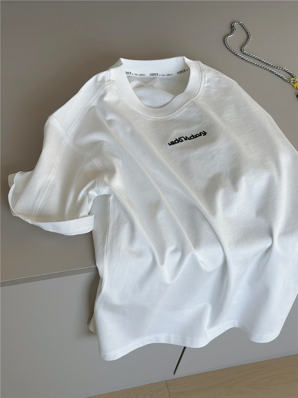Graphic Cotton Tee バックロゴプリント 半袖Tシャツ【mh0012953】