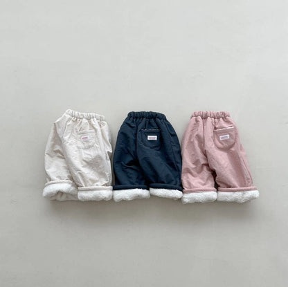 ベビー キッズ 裏ボア ロングパンツ【mh0014654】