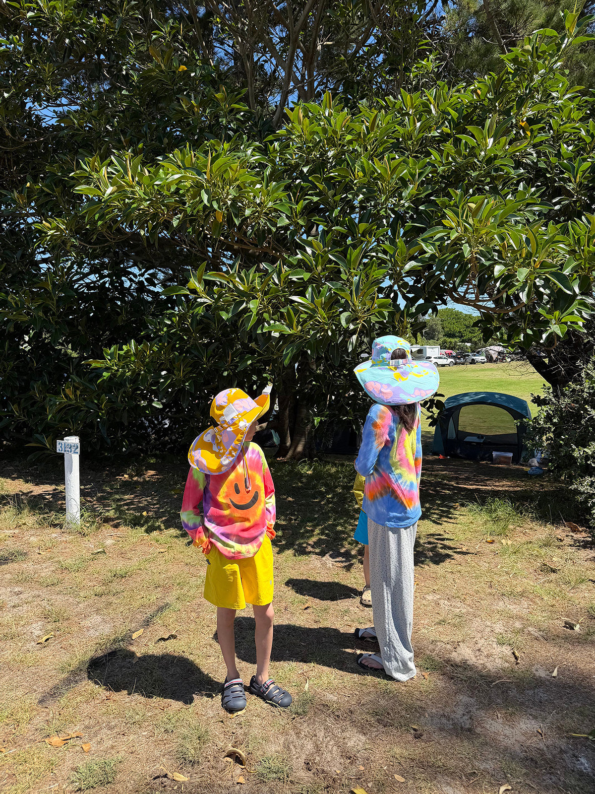 yummy&rocky | Tie Dye Smiley Cotton Long Sleeve T-Shirt [mh0020168]