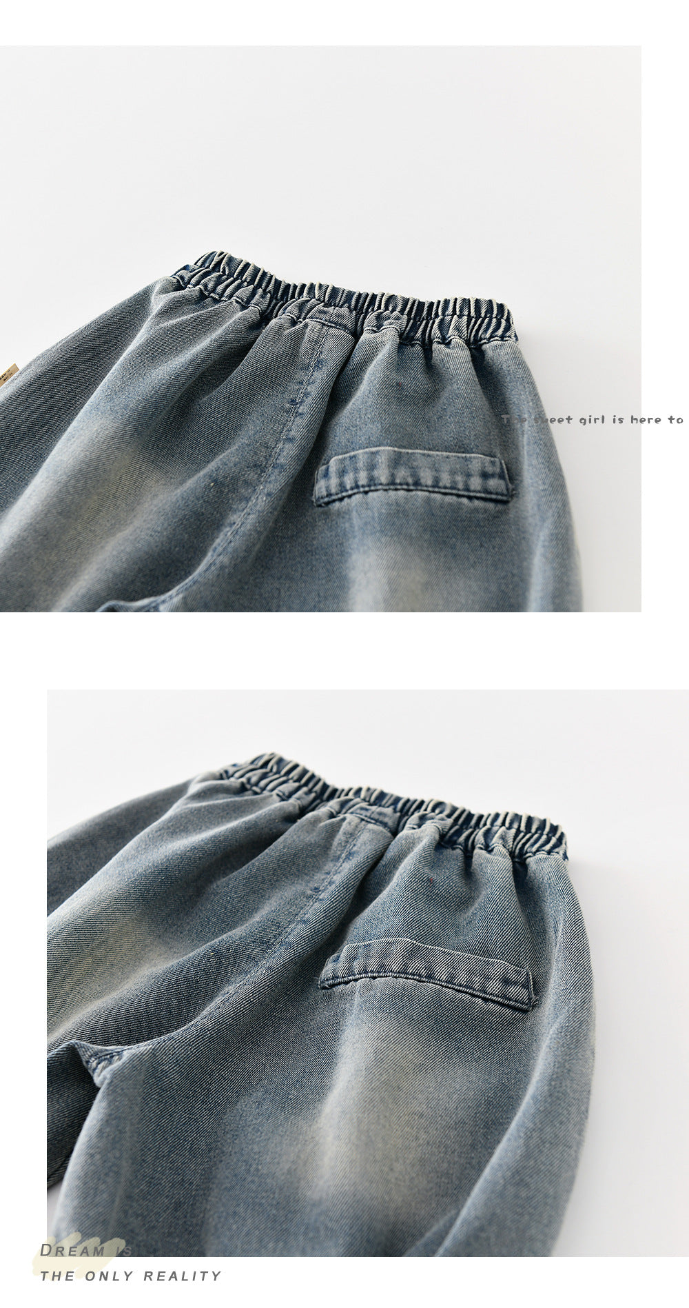 Vintage Balloon Denim ウォッシュ バルーンショートパンツ【mh0012849】