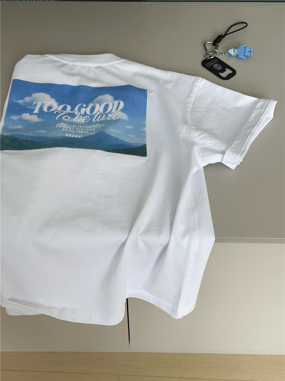 Mountain Graphic Pocket T-shirt マウンテンプリント 半袖Tシャツ【mh0012950】