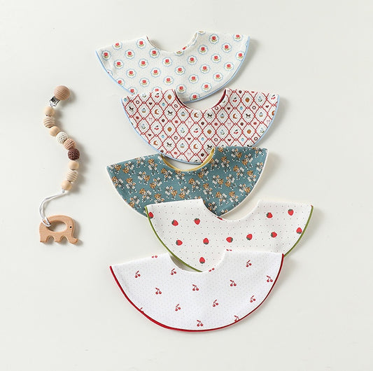 Double Sided Contrast Piping Cotton フルーツ チェリー スタイ【mh0012772】