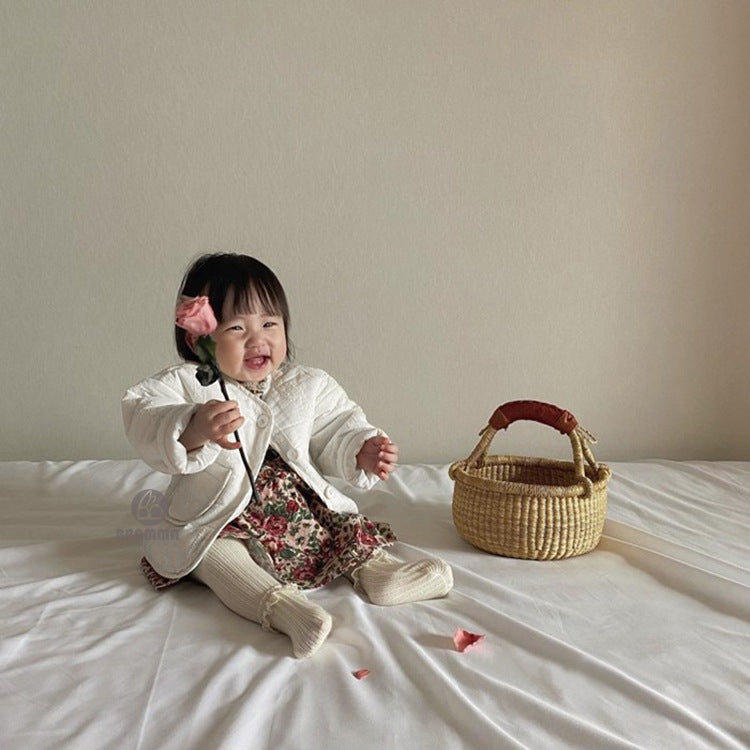 Floral Embroidered Padded Jacket 花柄 中綿ジャケット【mh0012641】