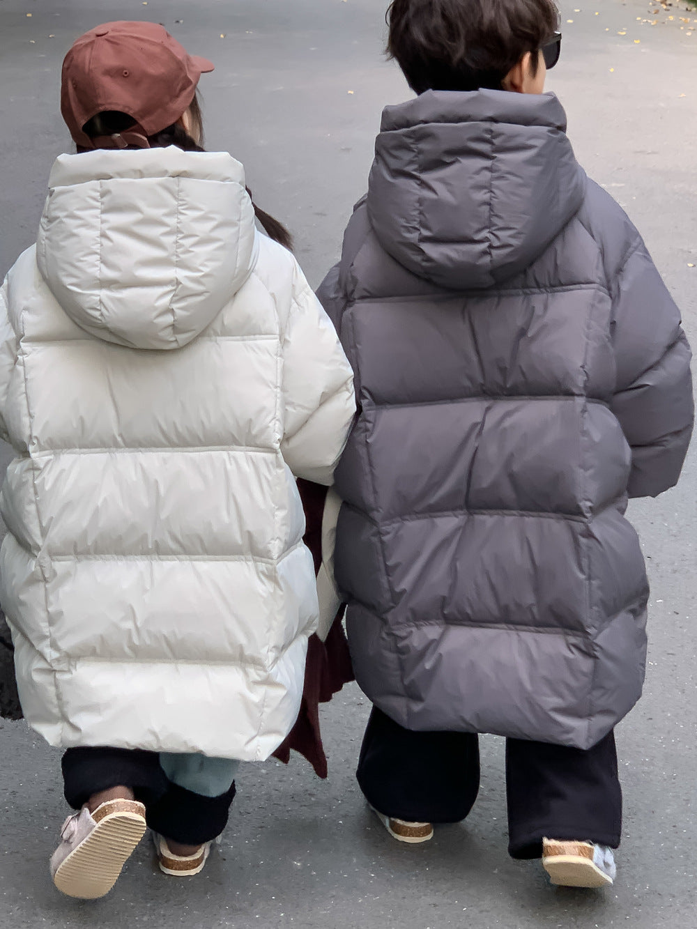 ダウンジャケット ロングコート フーディベンチコート【mh0011653】