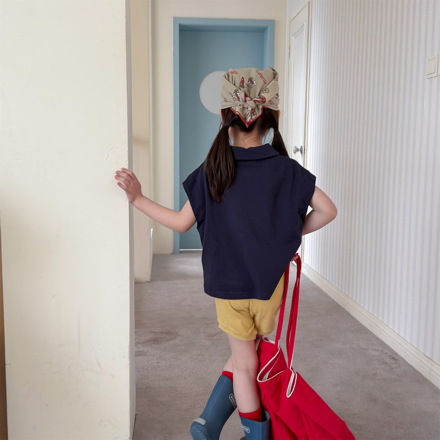 Bear Embroidery Short Sleeve Polo Shirt クマ 刺繍 ポロシャツ【mh0012666】