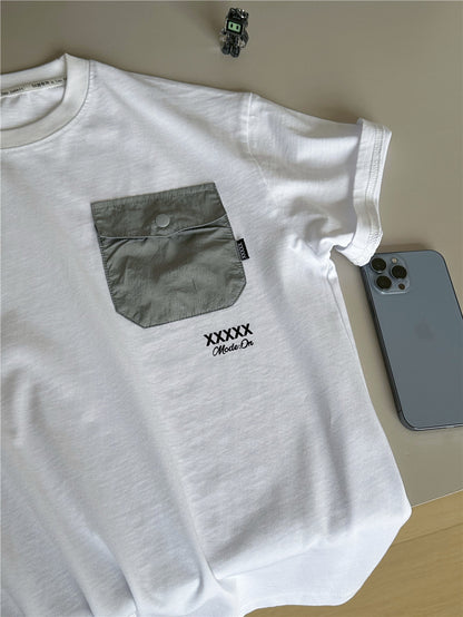 Mountain Graphic Pocket T-shirt マウンテンプリント 半袖Tシャツ【mh0012950】